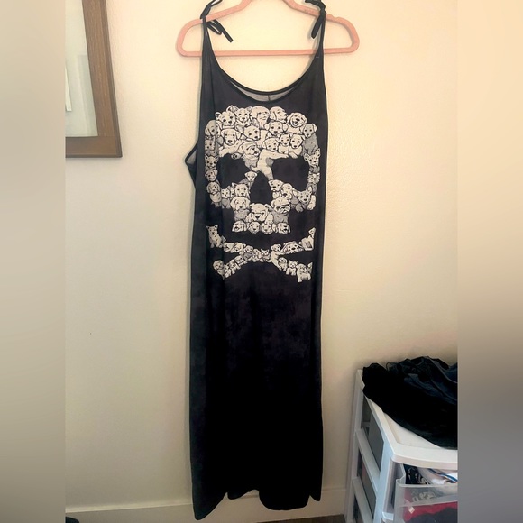 Skull Maxi Dress - Picture 1 of 2